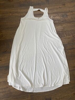 GAP Off-White Sleeveless Swing Tank Dress with Back Cutout - XXL